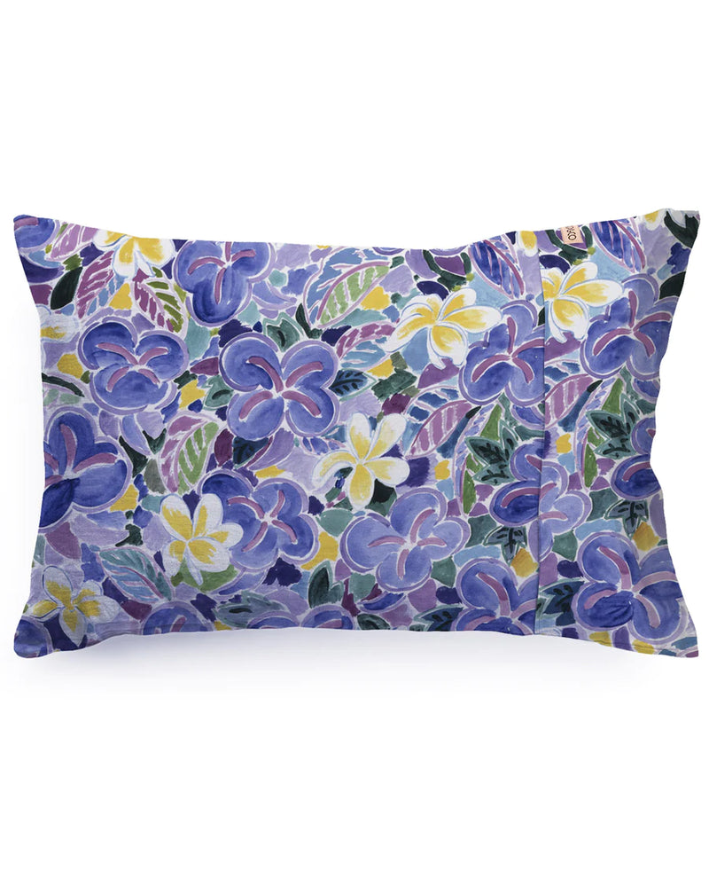 KIP&CO X KEN DONE FRANGIPANI ORGANIC COTTON PILLOWCASE