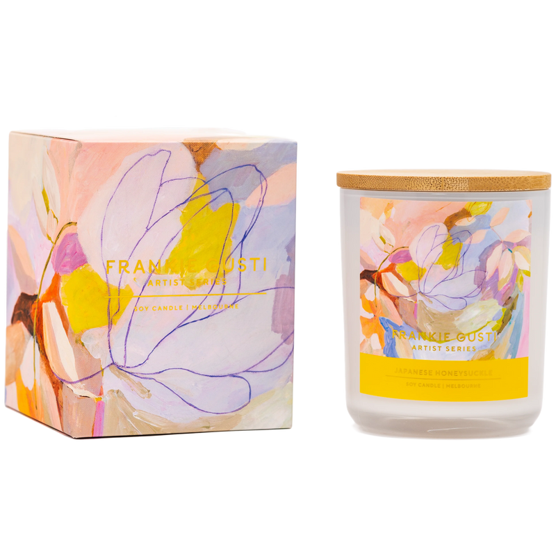 ARTIST SERIES CANDLE - JAPANESE HONEYSUCKLE - JADE FISHER