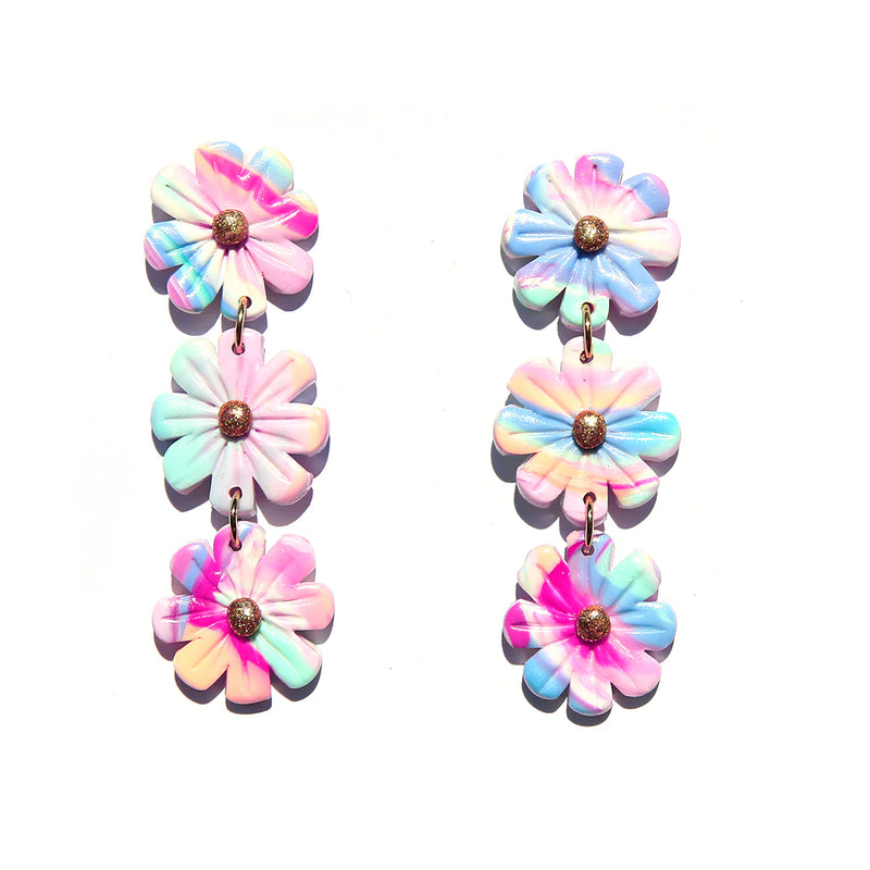 Pastel Daisy Chains Earrings