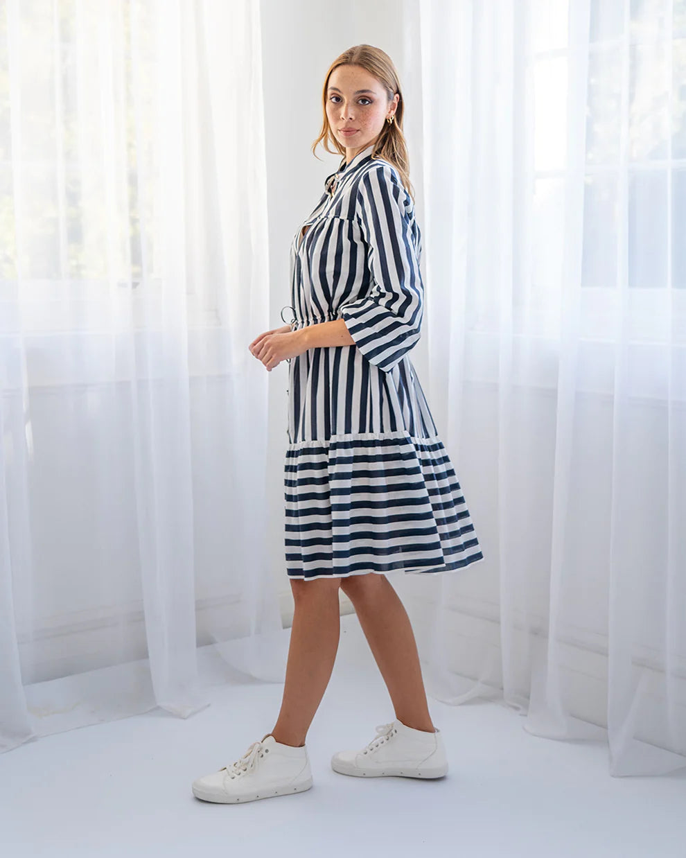 Natalia Mini Dress - Stripe