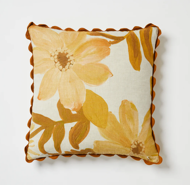 Cornflower Mustard Cushion