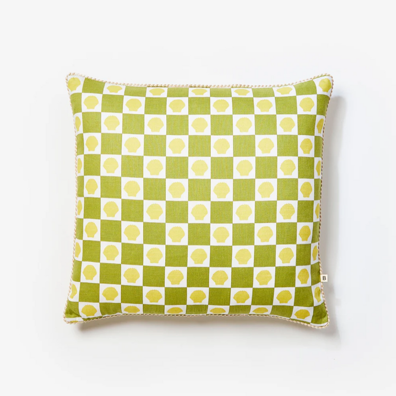 Shell Check Citron Cushion