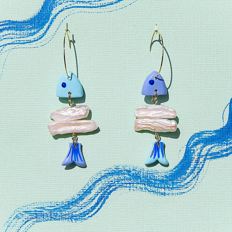 Sardine Bones Earrings