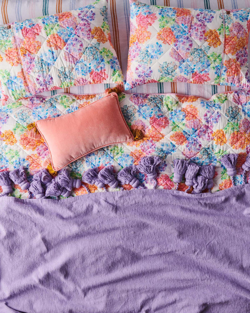 CORAL VELVET SOUK CUSHION