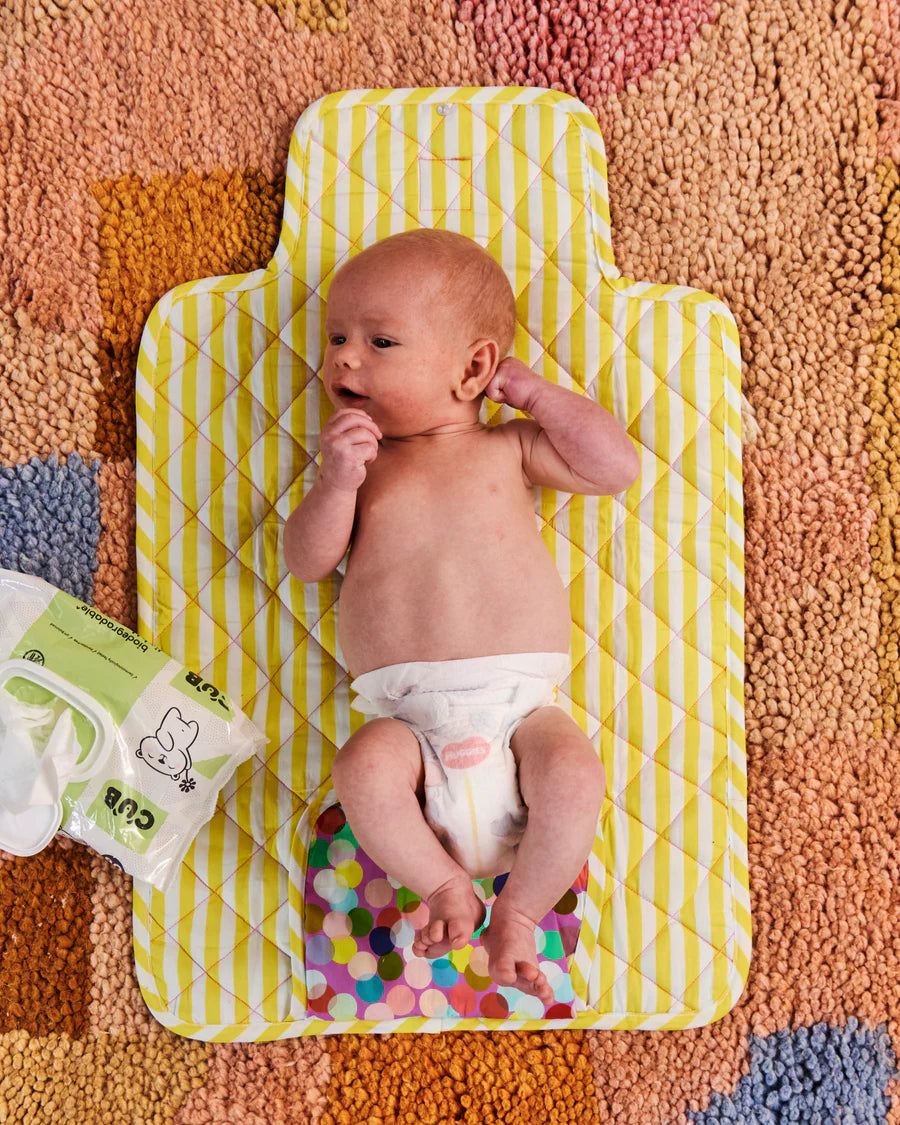 Confetti Pink Baby Change Mat