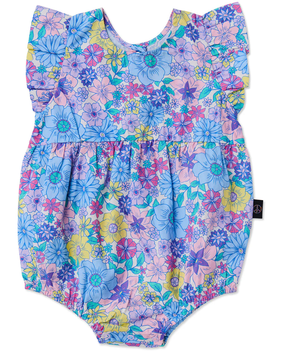 Bunch Of Fun Organic Cotton Frill Playsuit