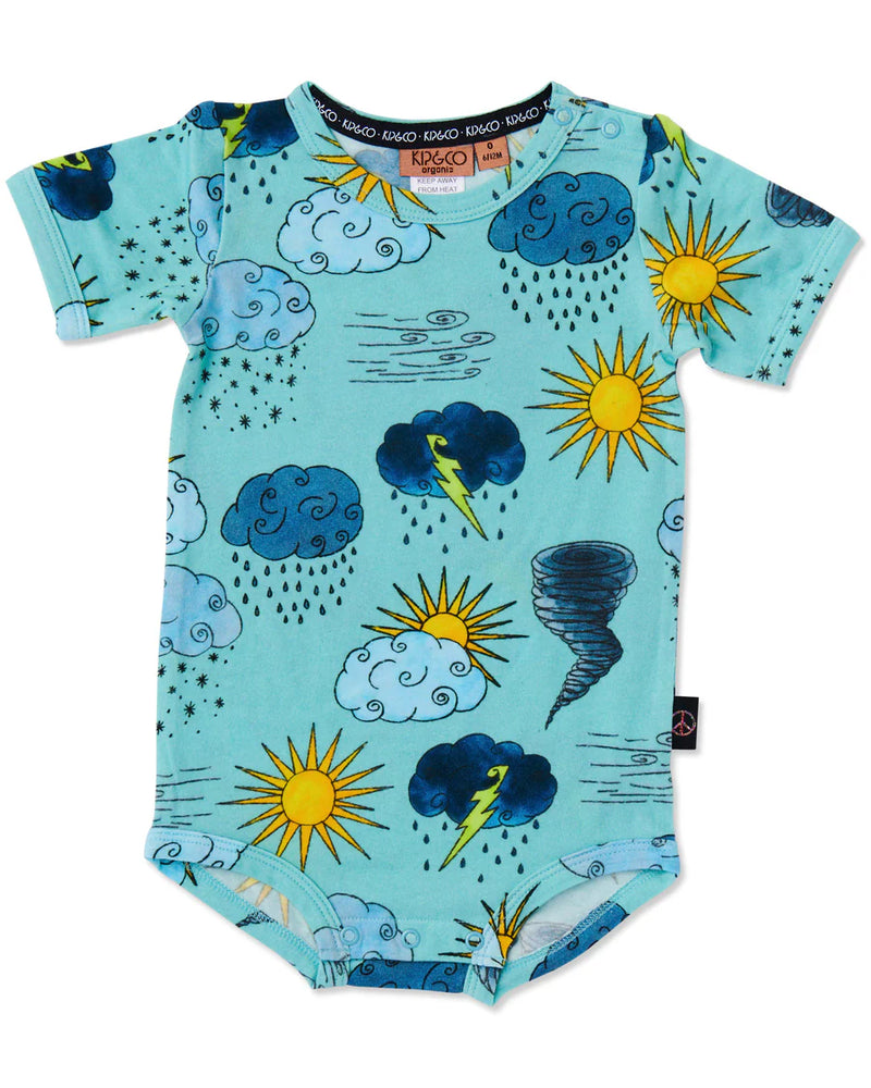 Weather Report Organic Short Sleeve Romper