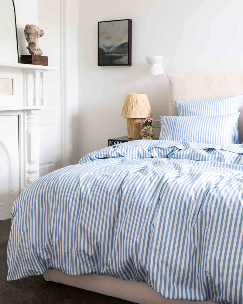 SEASIDE STRIPE ORGANIC COTTON PILLOWCASES