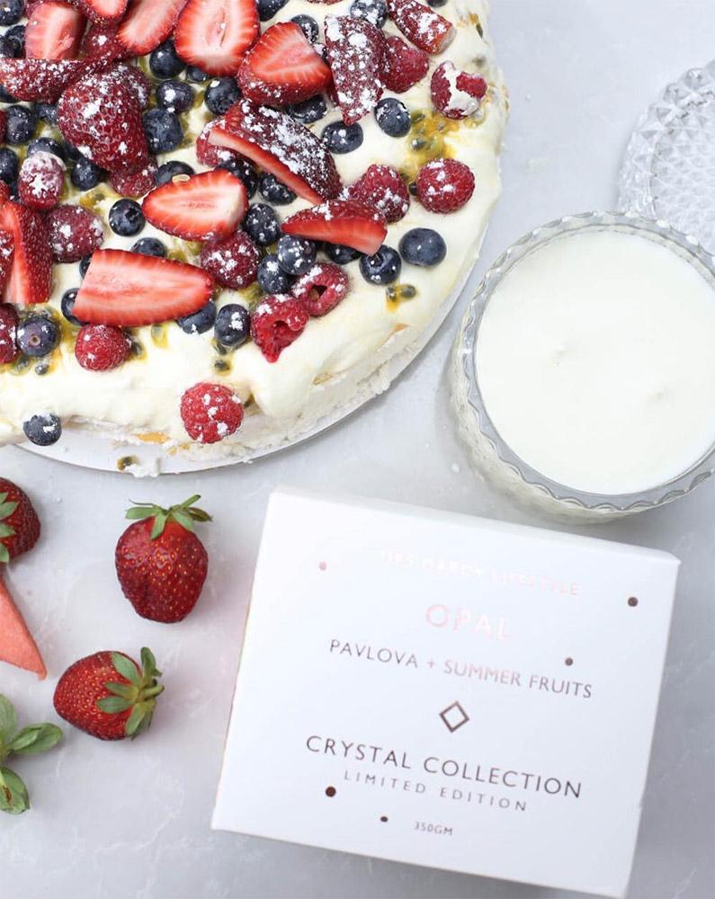 Candle Opal - Pavlova And Summer Fruits